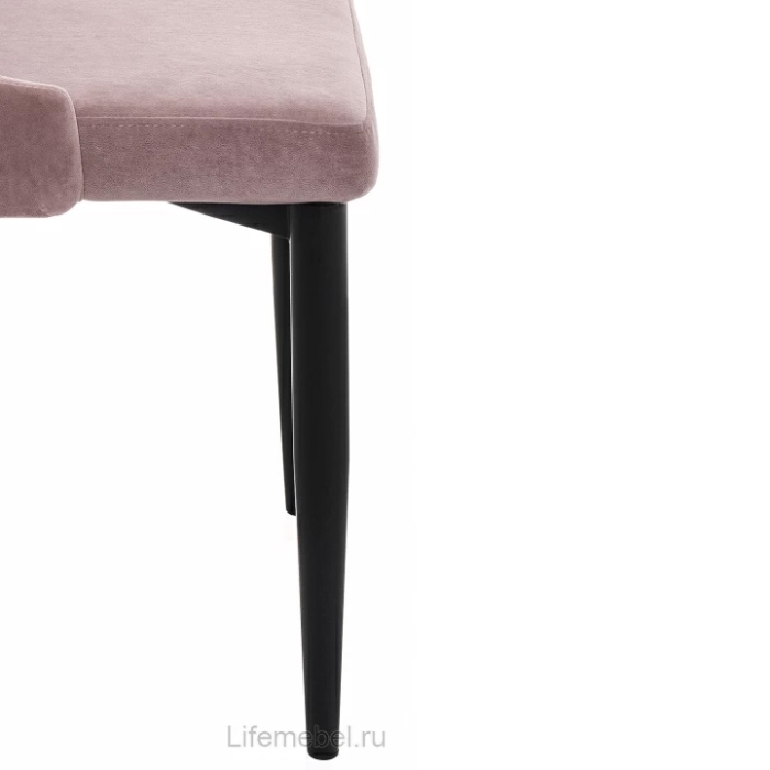 Стул на металлокаркасе Kora light purple / black