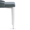 Стул на металлокаркасе Kora white / gray
