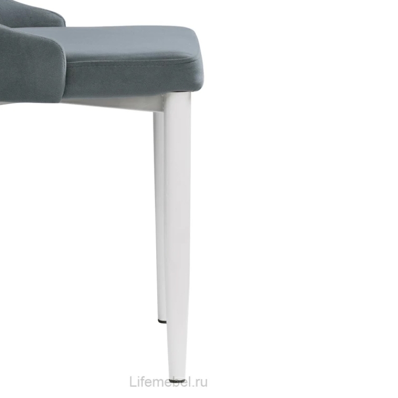 Стул на металлокаркасе Kora white / gray