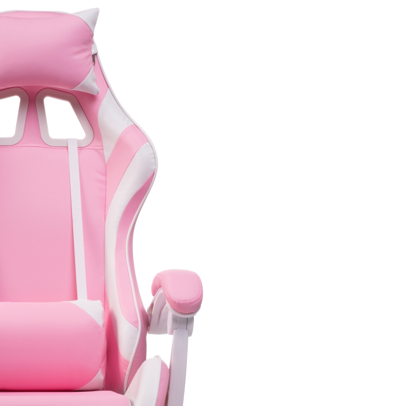 Компьютерное кресло Rodas pink / white
