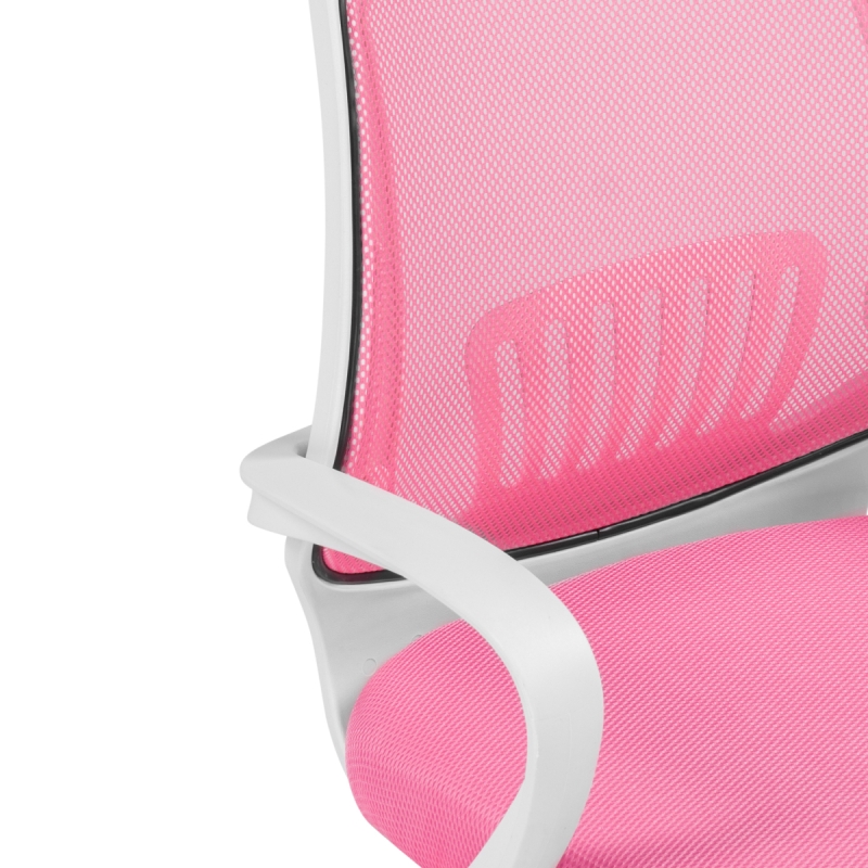 Компьютерное кресло Ergoplus pink / white