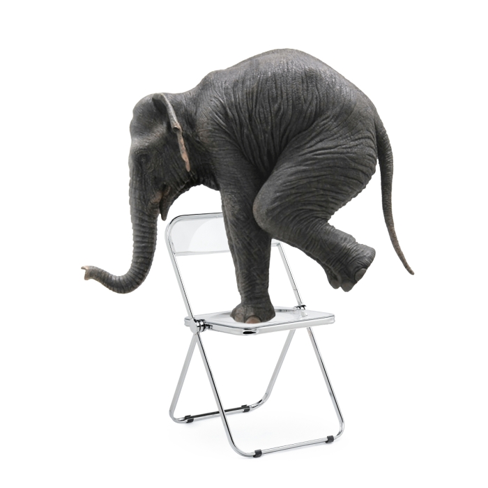 Пластиковый стул Fold складной clear