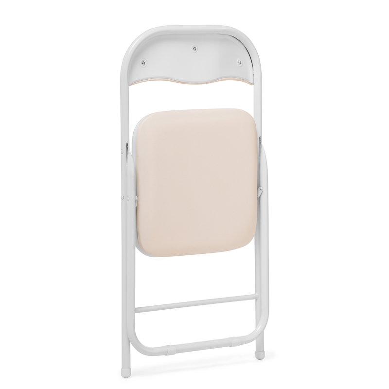 Стул на металлокаркасе Fold 1 складной beige / white