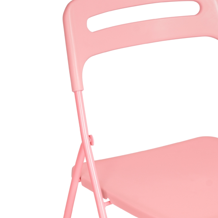 Пластиковый стул Fold складной pink