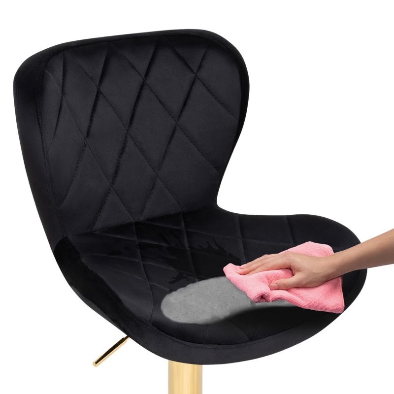 Барный стул Porch black / golden