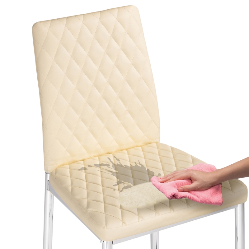 Барный стул Teon beige / chrome