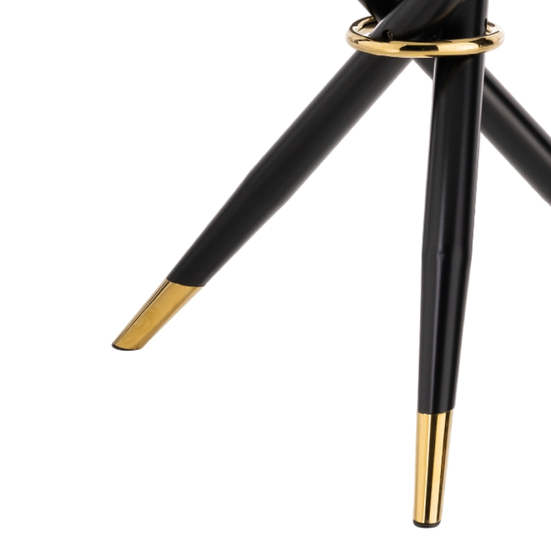 Стеклянный стол Rock 100х75 white / black