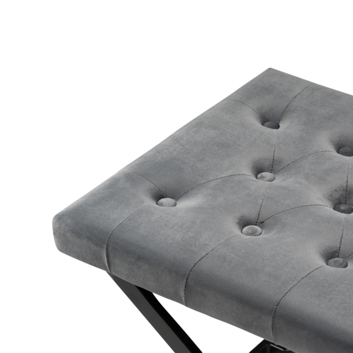 Табурет German dark grey / black