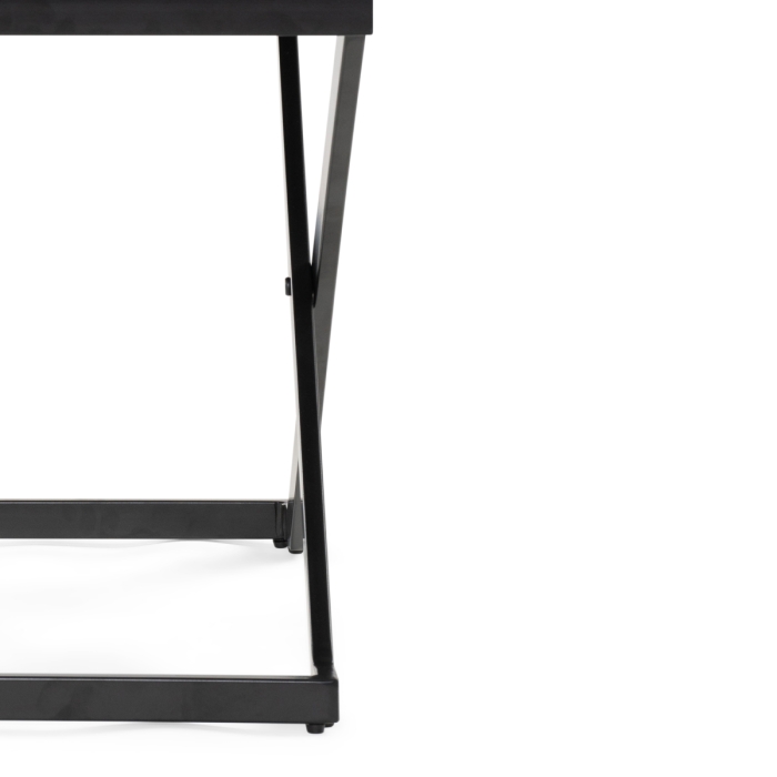 Табурет German dark grey / black