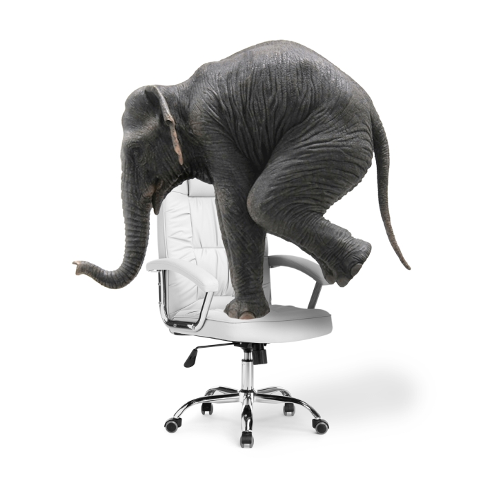 Компьютерное кресло Rik white