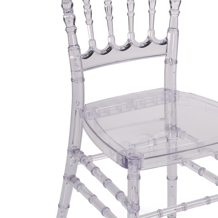 Пластиковый стул Chiavari 1 clear white