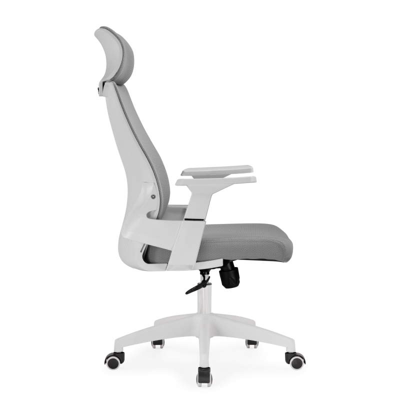 Компьютерное кресло Flok gray / white