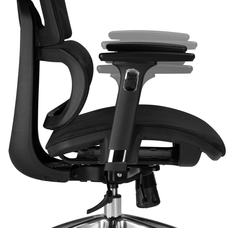 Компьютерное кресло Olimpus black / chrome