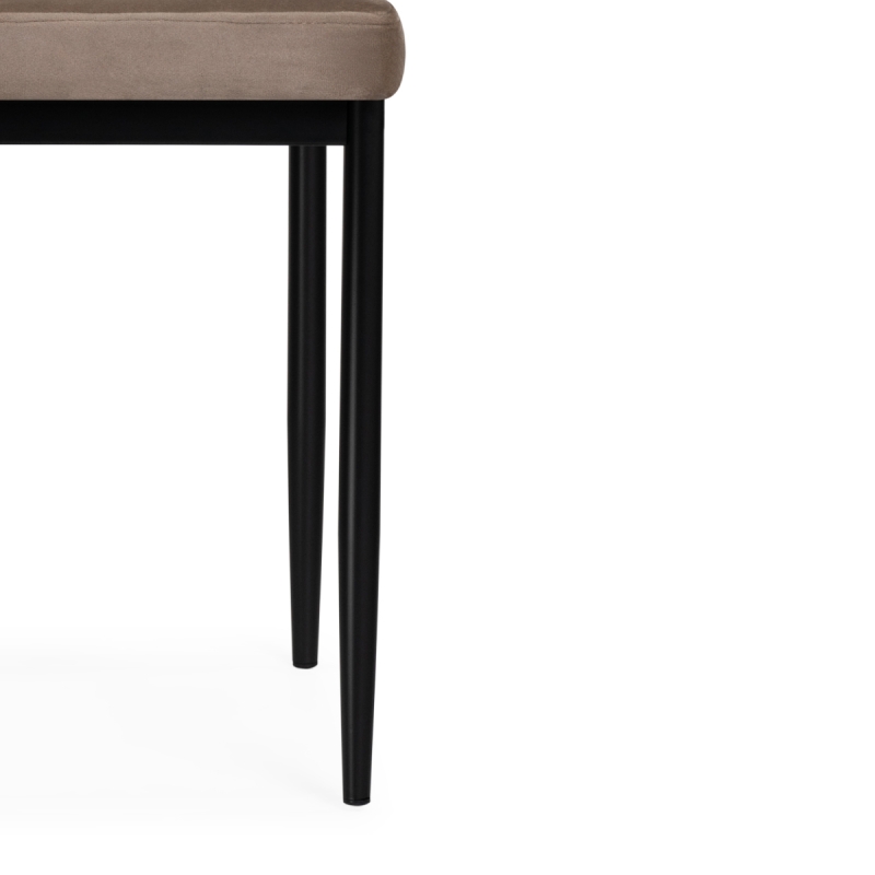 Стул на металлокаркасе Rek cappuccino / black