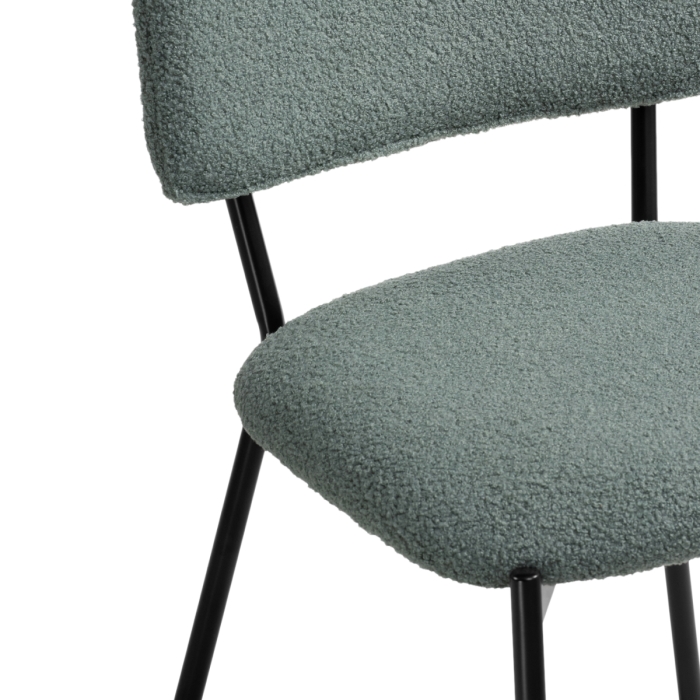 Стул на металлокаркасе Reparo oliva / black