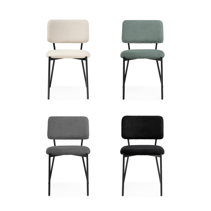 Стул на металлокаркасе Reparo oliva / black