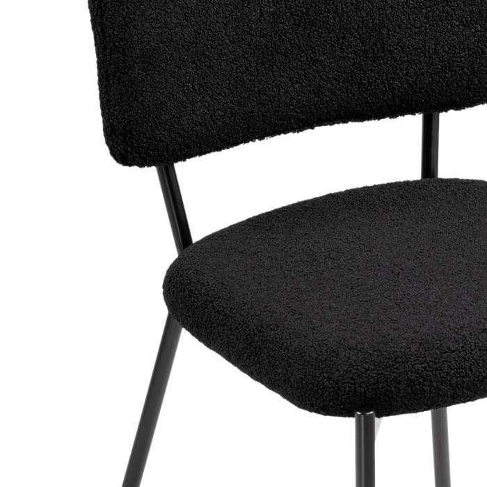 Стул на металлокаркасе Reparo black