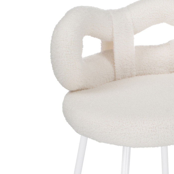 Полубарный стул Forex white