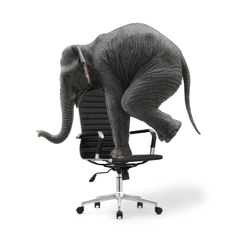 Компьютерное кресло Reus pu black / chrome