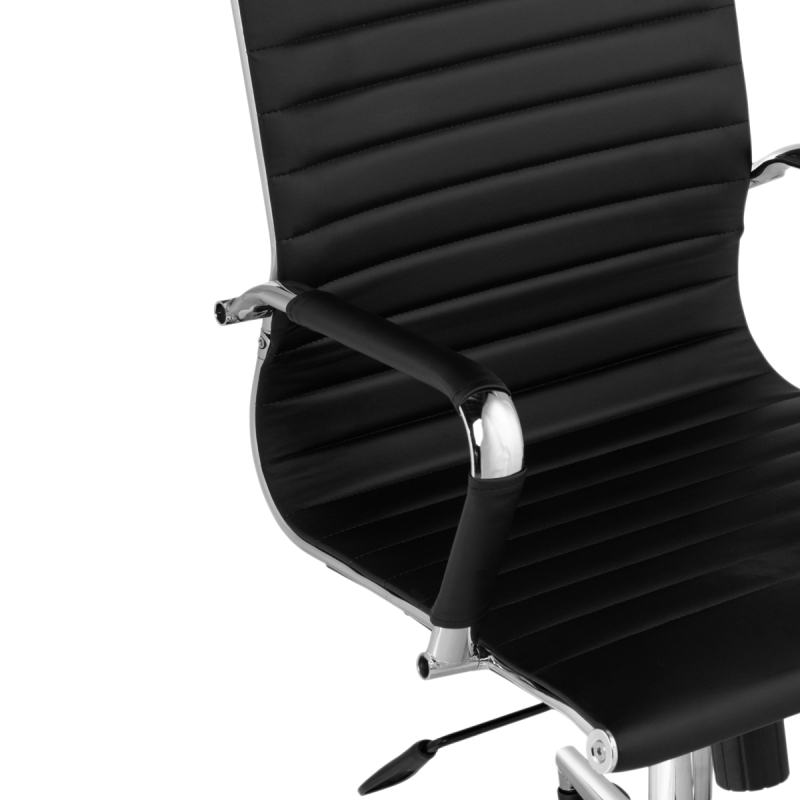 Компьютерное кресло Reus pu black / chrome