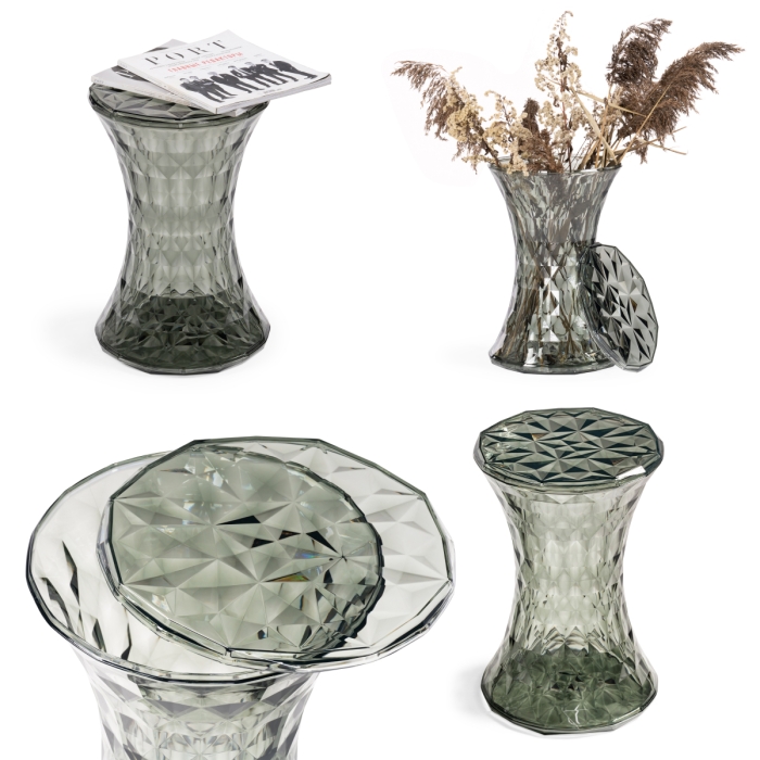 Стул-столик Button 30x47 black