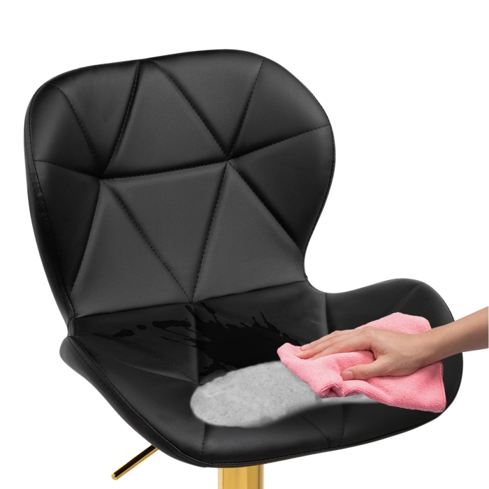 Барный стул Trio black / gold