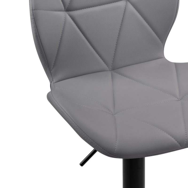 Барный стул Trio light gray / black