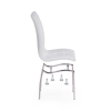 Стул на металлокаркасе DC2-092-2 white / chrome