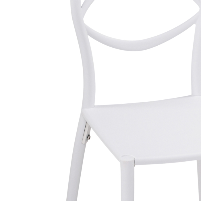 Пластиковый стул Simple white