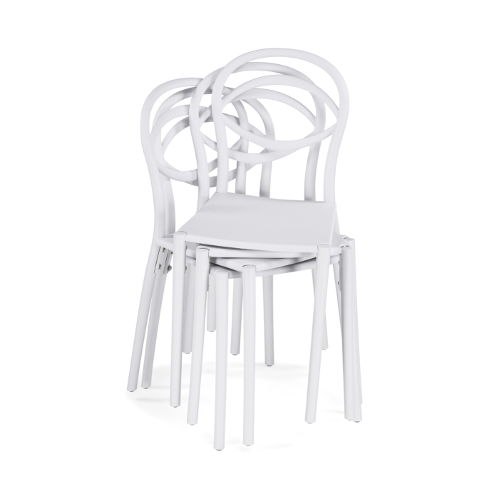 Пластиковый стул Simple white