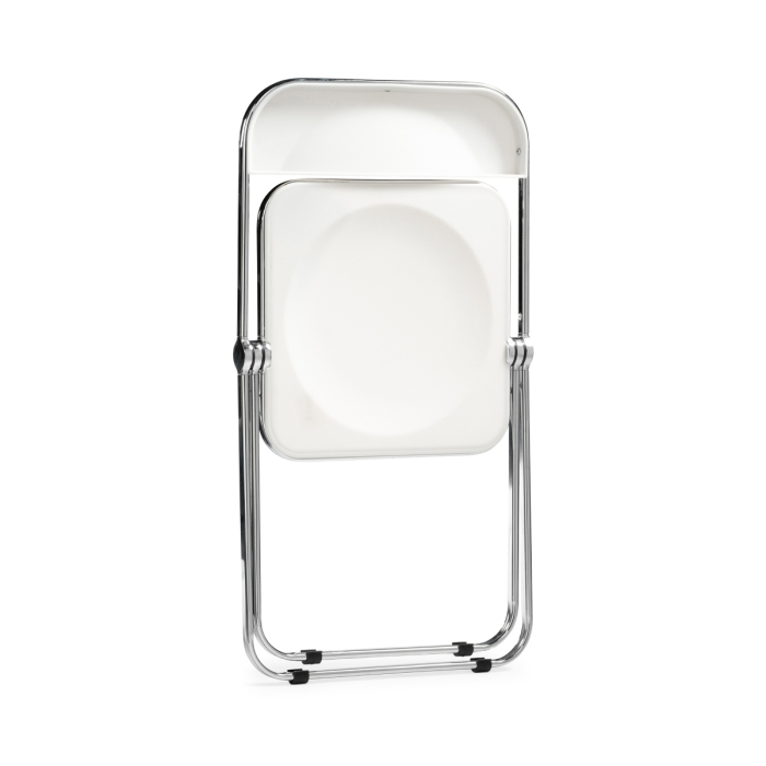 Пластиковый стул Fold складной white / chrome