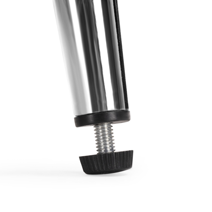 Стул на металлокаркасе Rendi gray-blue / chrome