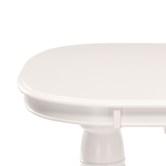 Деревянный стол Louvre 160(337)х106х76 butter white