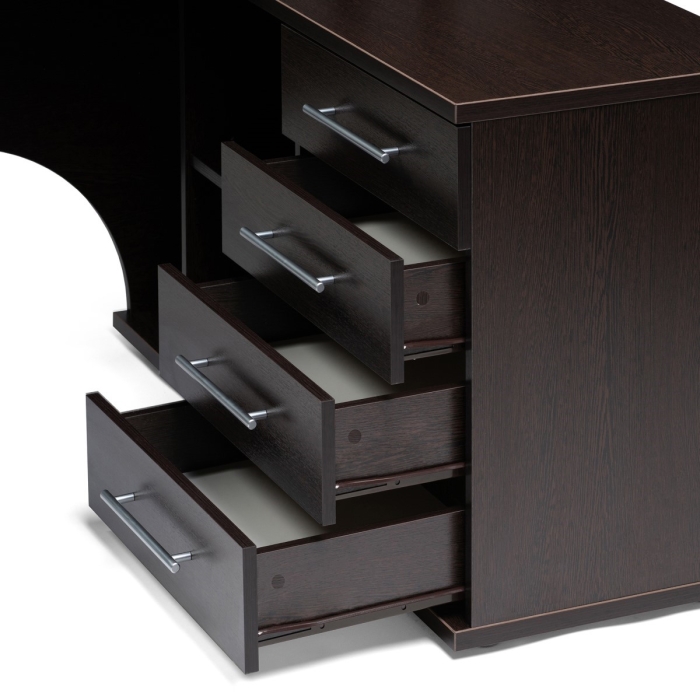 Компьютерный стол КСТ-109П правый венге