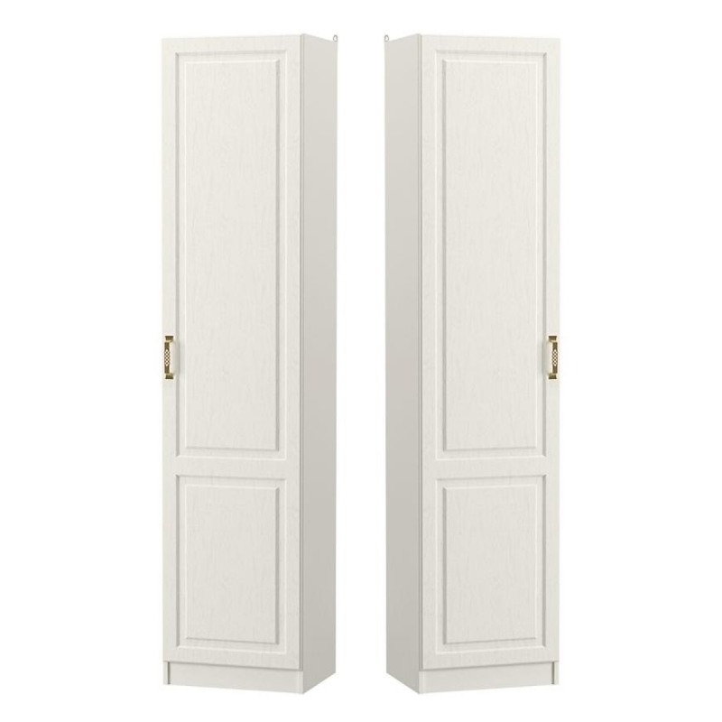 Шкаф-пенал Ливерпуль белый / ясень ваниль