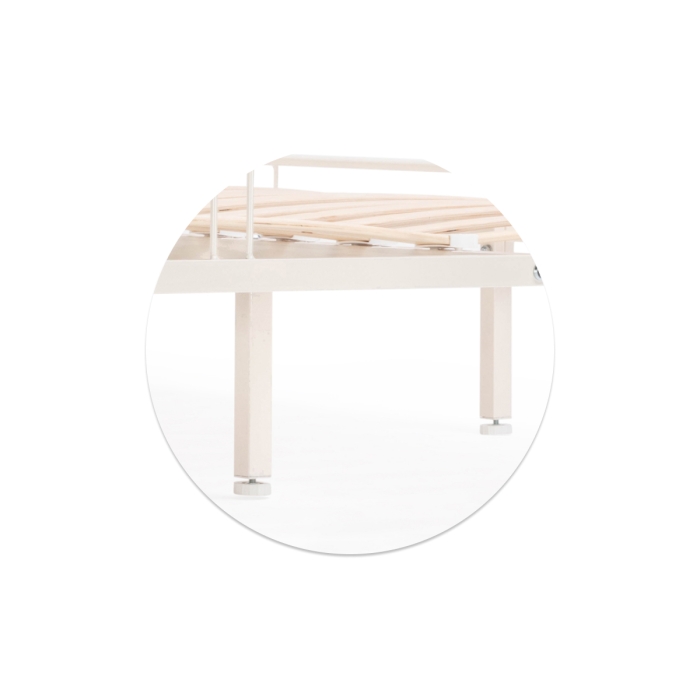 Полутораспальная кровать Рейк 120х200 белая