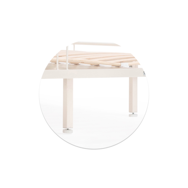 Полутораспальная кровать Рейк 120х200 белая