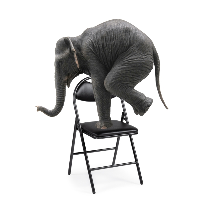 Стул на металлокаркасе Gikat черный / мусс темный