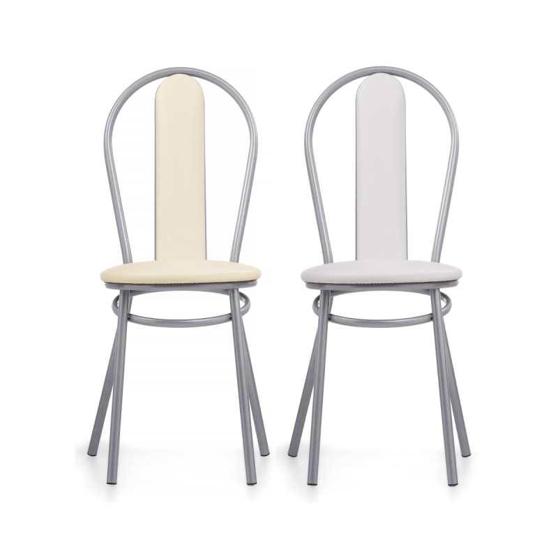 Стул на металлокаркасе Lamniel ваниль в крапинку / светлый мусс