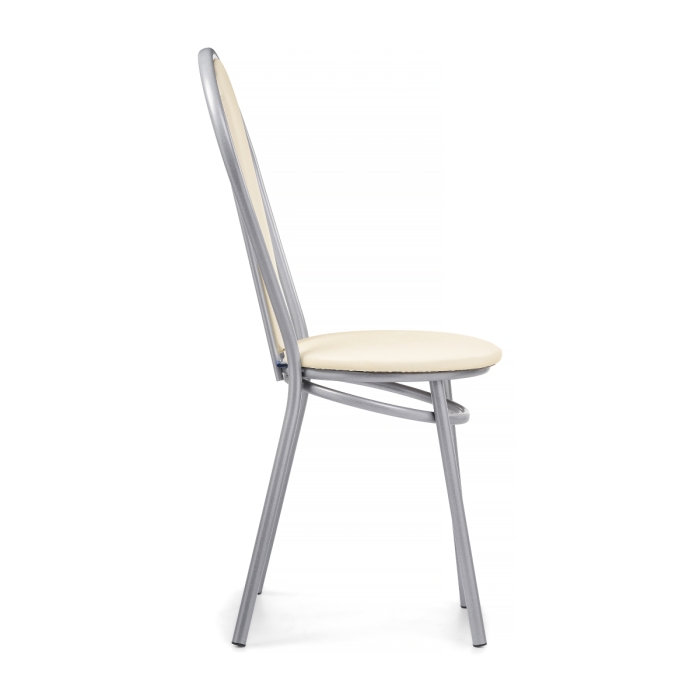 Стул на металлокаркасе Lamniel ваниль в крапинку / светлый мусс