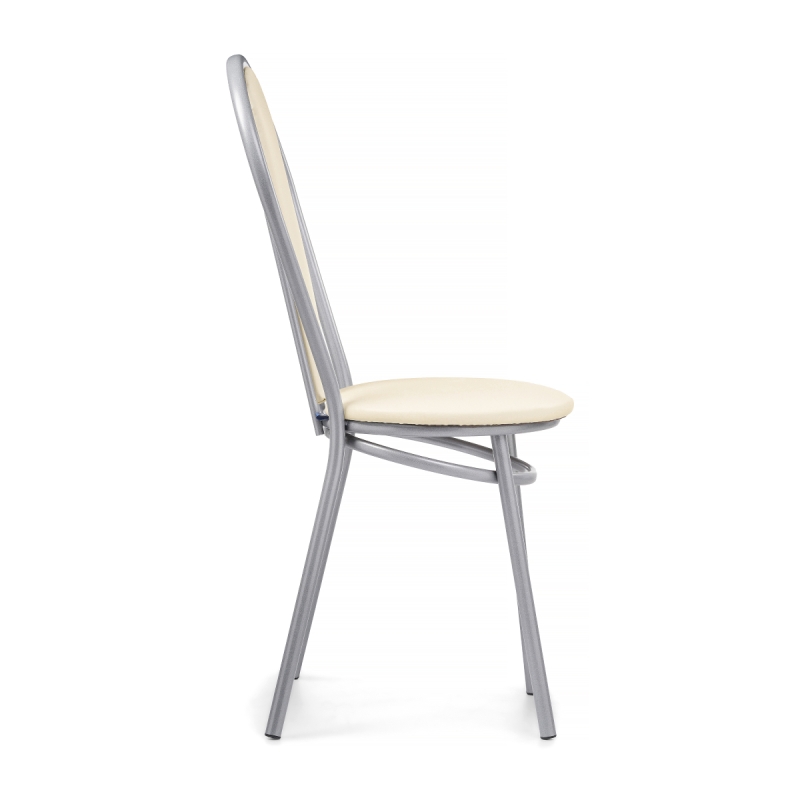 Стул на металлокаркасе Lamniel ваниль в крапинку / светлый мусс