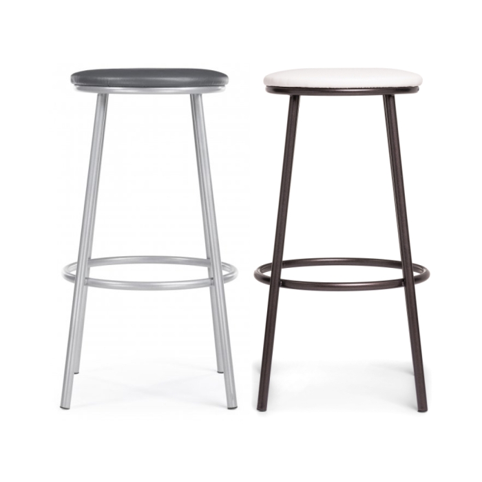 Барный стул Drezegomad серый полимер / светлый мусс