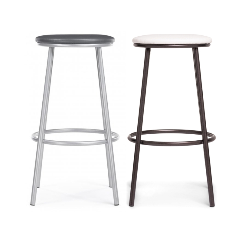 Барный стул Drezegomad серый полимер / светлый мусс