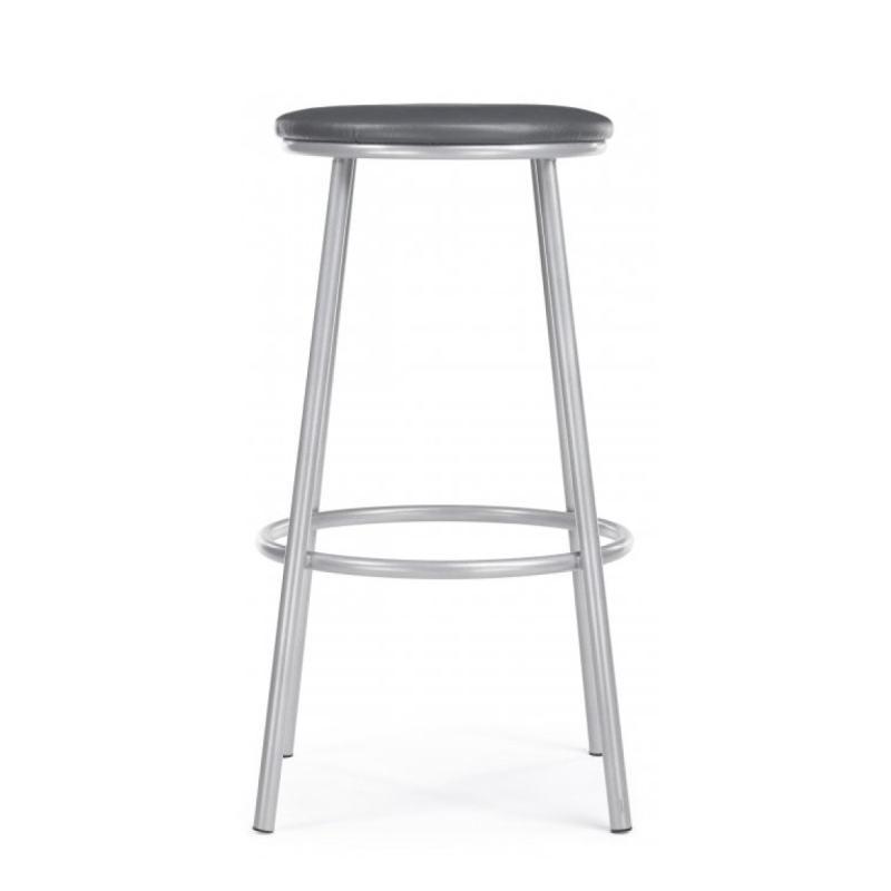 Барный стул Drezegomad серый полимер / светлый мусс