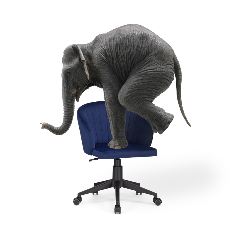 Компьютерное кресло Пард темно-синий