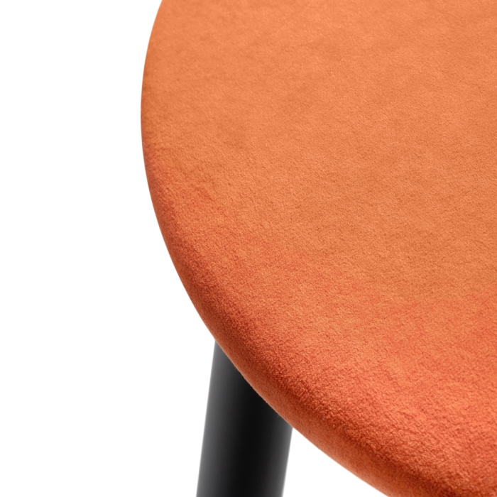 Барный стул Гангток катания флам / черный матовый