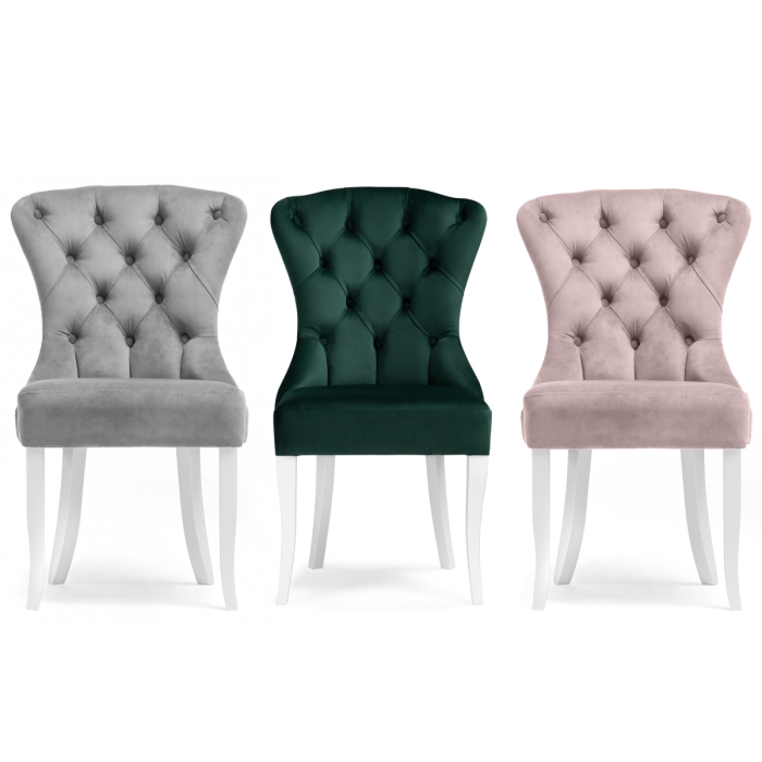 Деревянный стул Милано 1 зеленый / белый