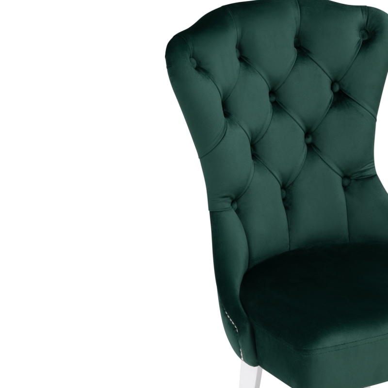 Деревянный стул Милано 1 зеленый / белый