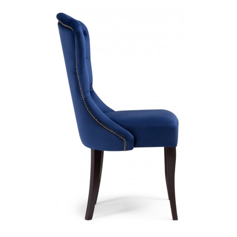 Деревянный стул Милано 1 синий / венге