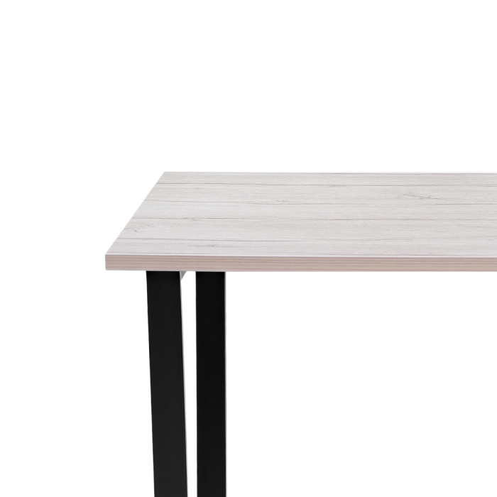 Стол Лота Лофт 120х74х75 25 мм юта / матовый черный